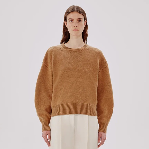 *TRADED* Another Tomorrow Cashmere Camel Sweater - Picture 1 of 11